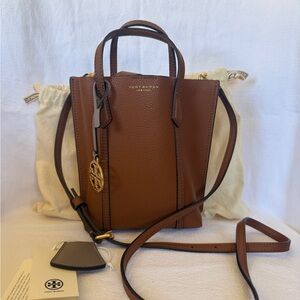 Tory Burch Tan Leather Crossbody Bag